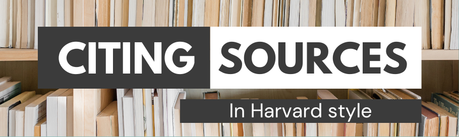 Referencing citing sources in harvard style